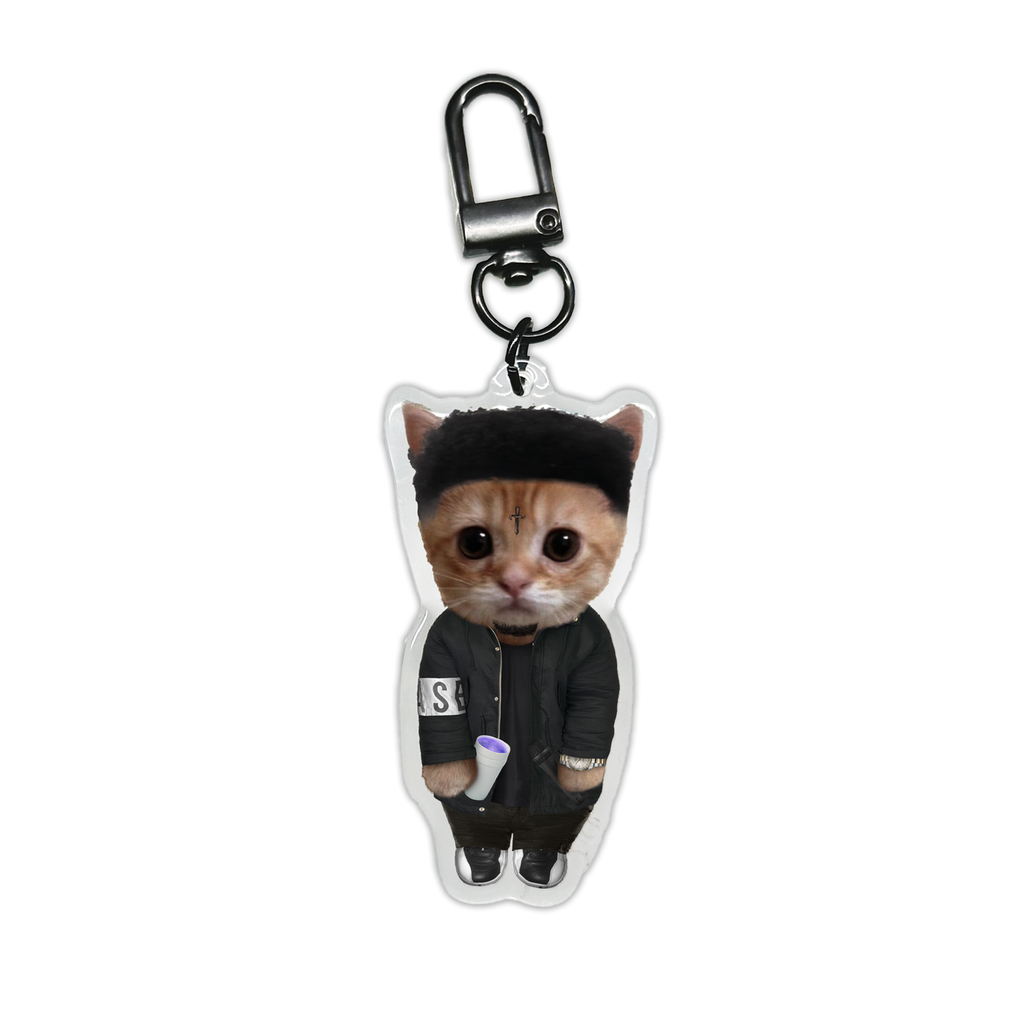 21 Savage XXL Kitty Keychain