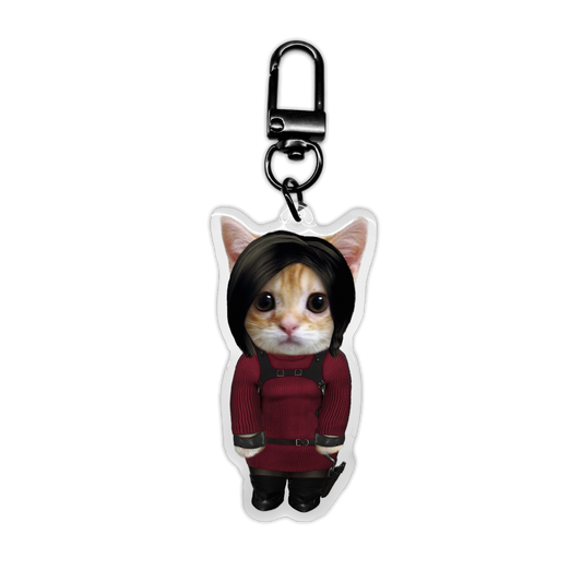 Ada Wong Kitty Keychain