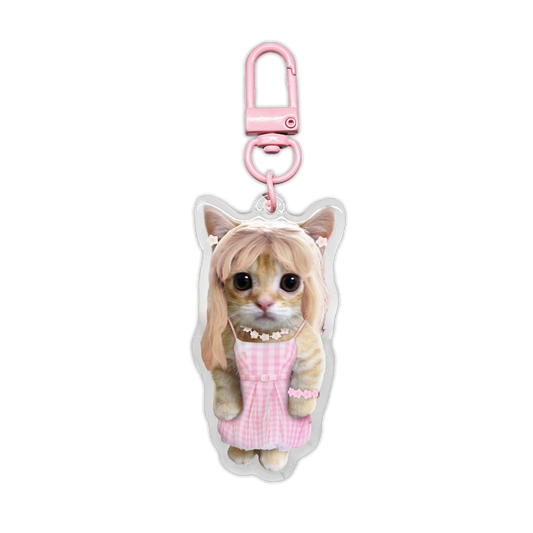 Barbie Kitty Keychain