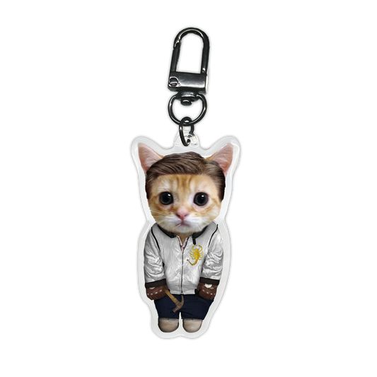 Driver 2011 Ryan Gosling Kitty Keychain