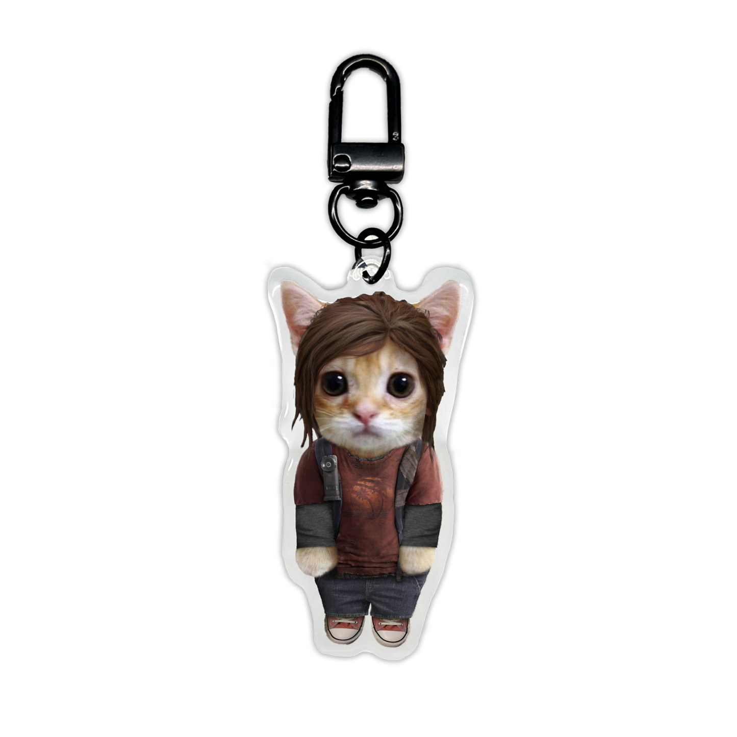 Ellie TLOU Kitty Keychain