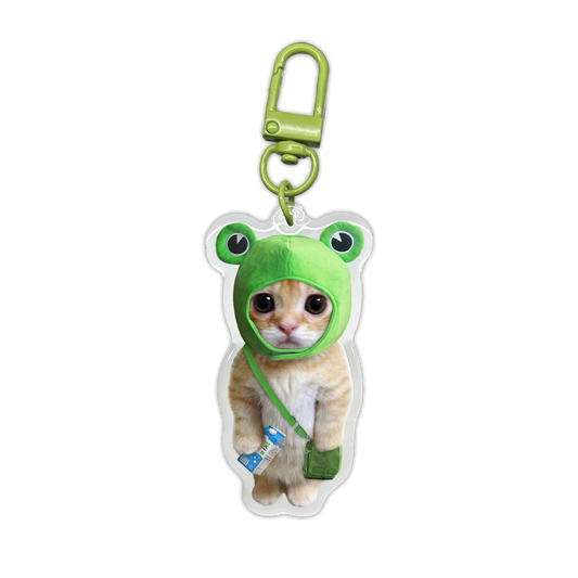 Froggy Kitty Keychain