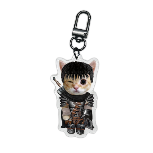 Guts Berserk Kitty Keychain