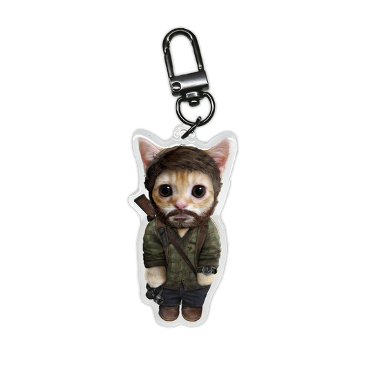 Joel TLOU Kitty Keychain