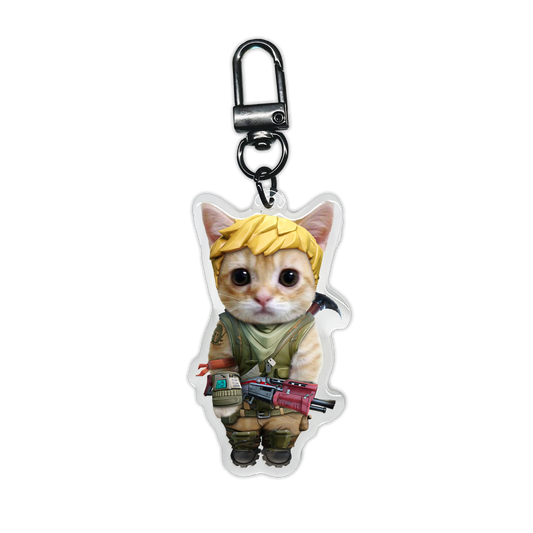 Jonesy Fortnite Kitty Keychain