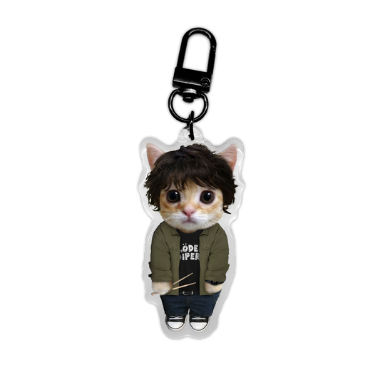 Rodrick Kitty Keychain
