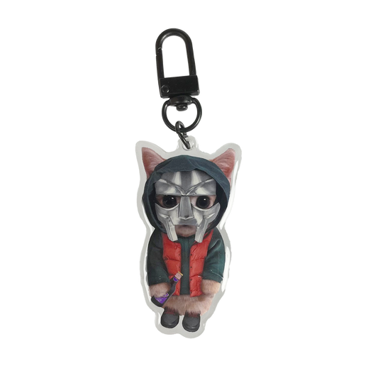 MF DOOM Kitty Keychain