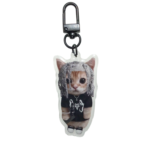 Destroy Lonely Kitty Keychain