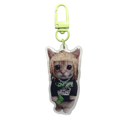 Playboi Carti Off-White Kitty Keychain