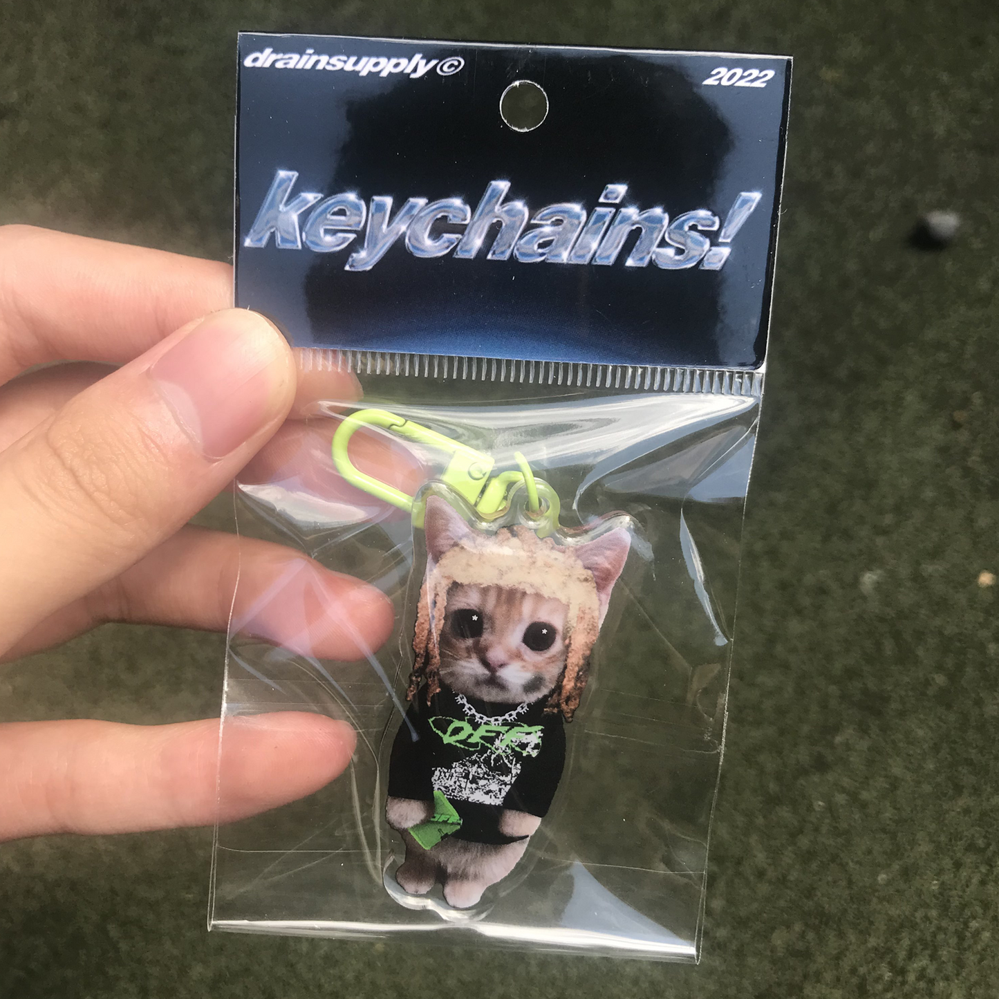 Bad Bunny Kitty Keychain