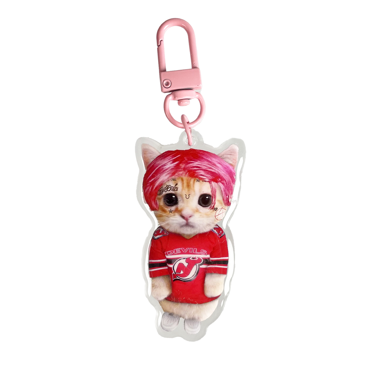Lil Peep Kitty Keychain