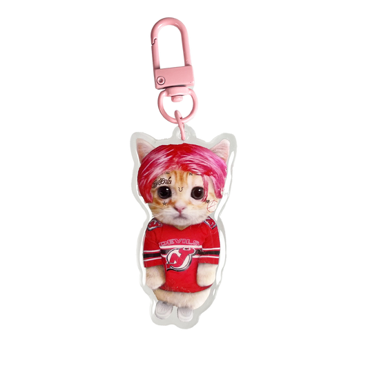 Lil Peep Kitty Keychain