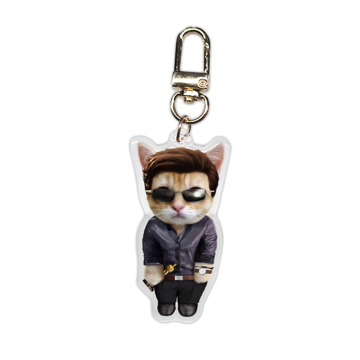 Johnny Keychains Johnny Cage Kitty Keychain – drainsupply