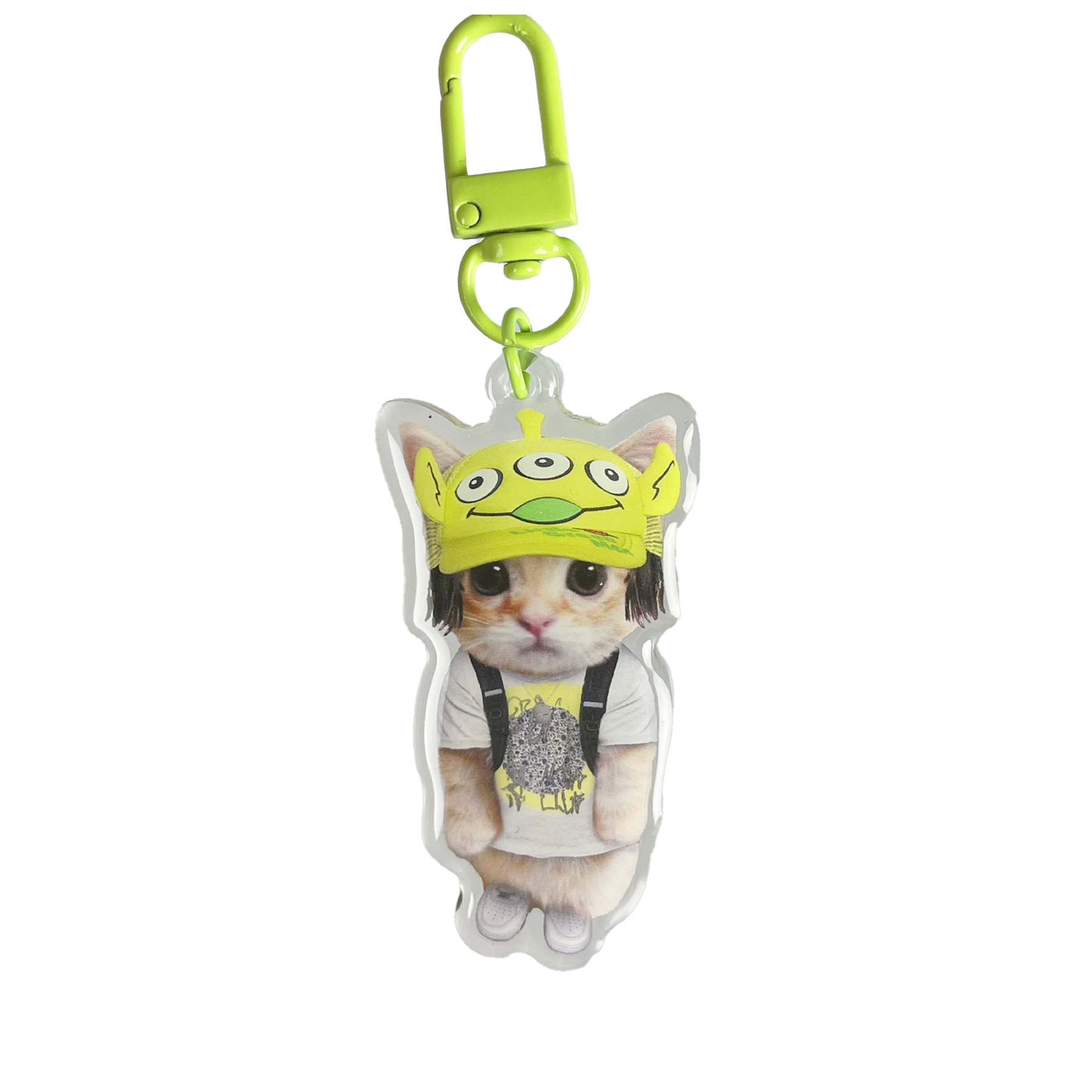 Bladee Gummy Kitty Keychain – drainsupply