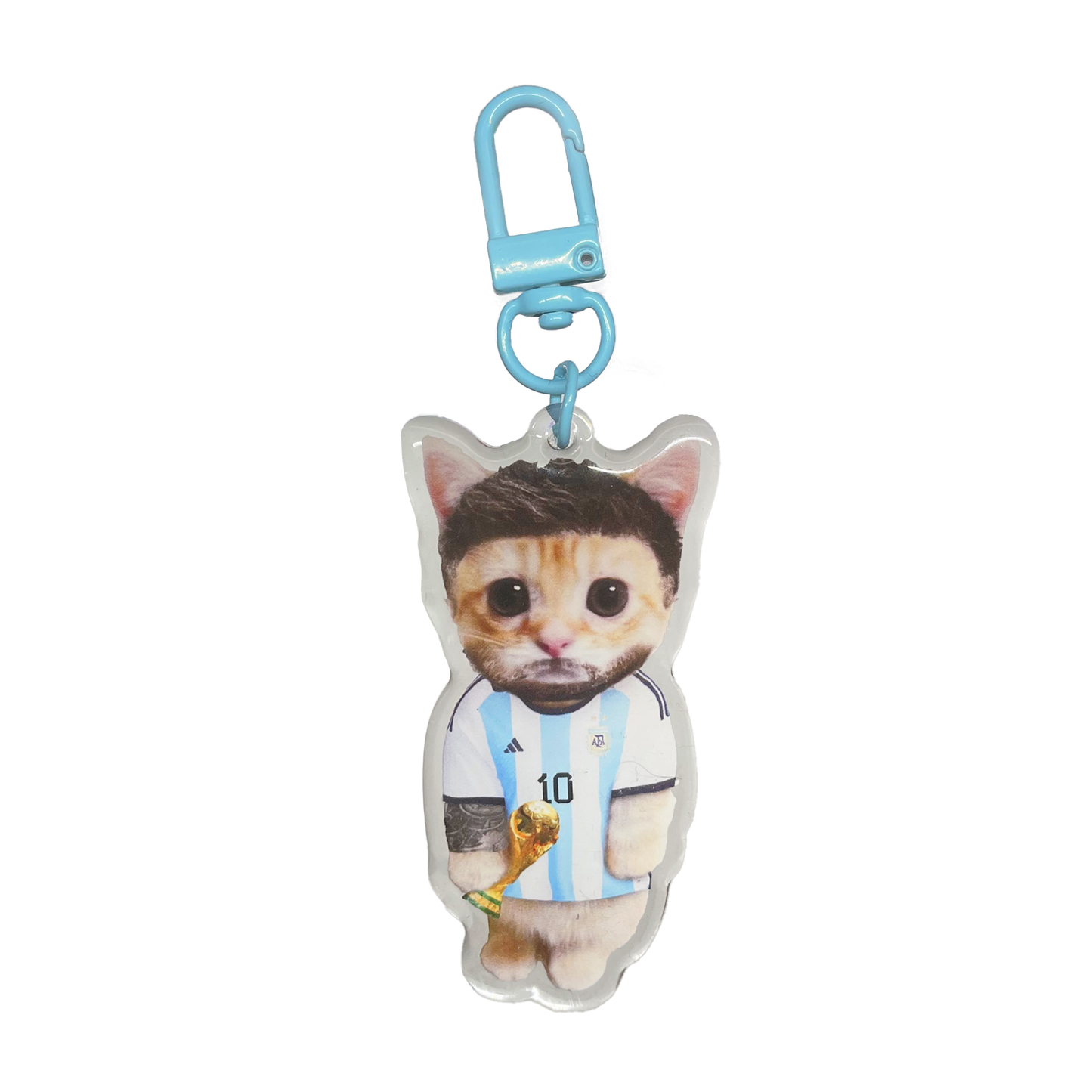 Messi Kitty Keychain