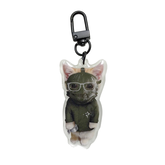 Riddler Kitty Keychain