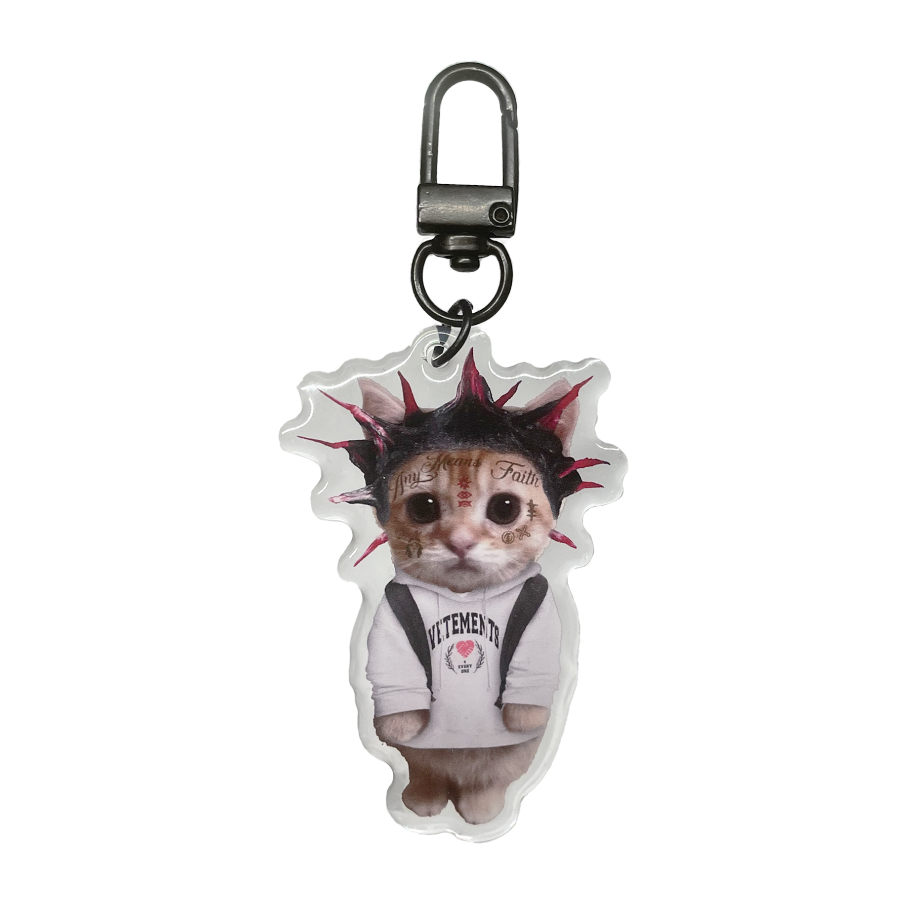 Lil Uzi Vert Spikes Kitty Keychain – drainsupply