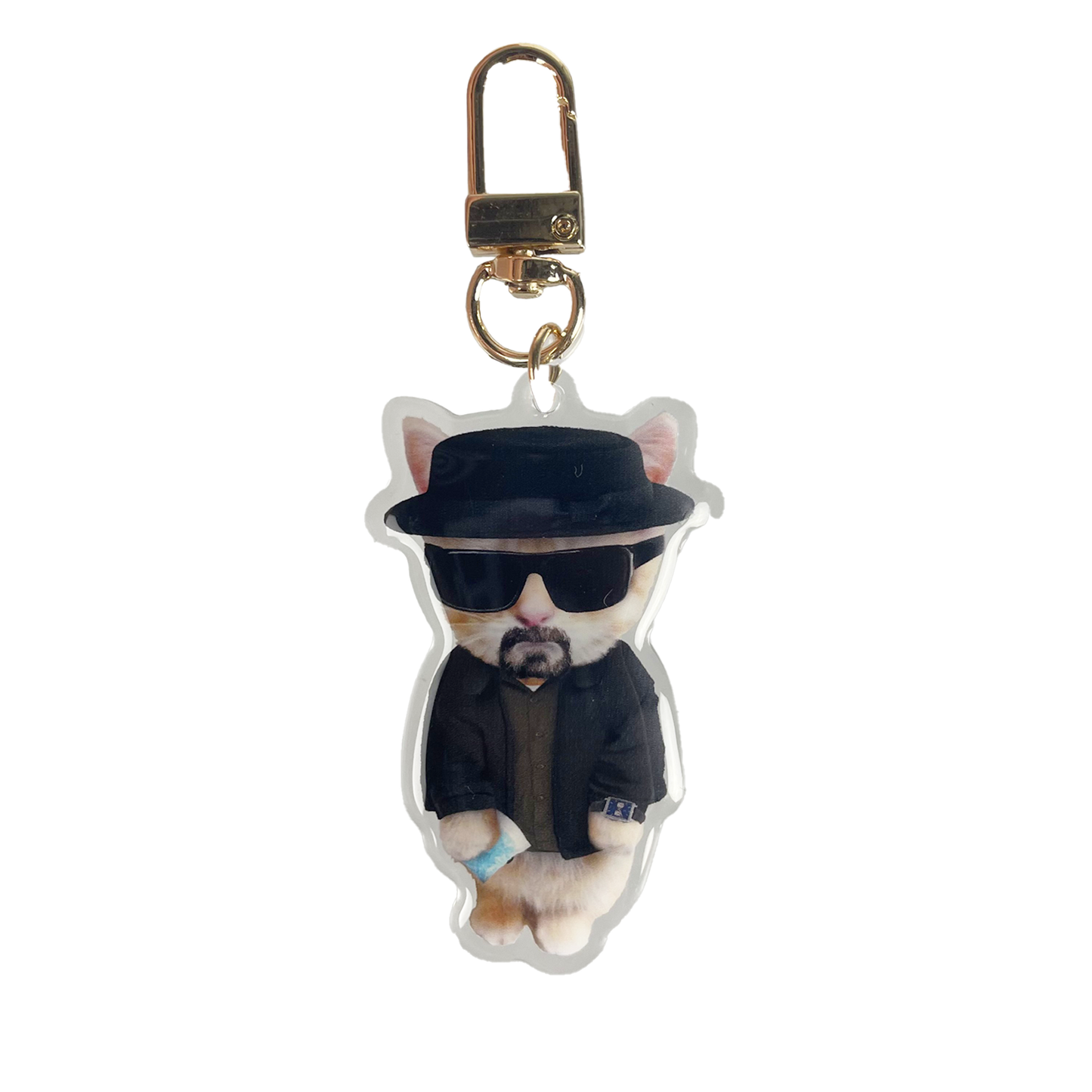 Heisenberg Kitty Keychain