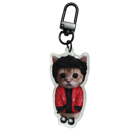 The Weeknd Kitty Keychain